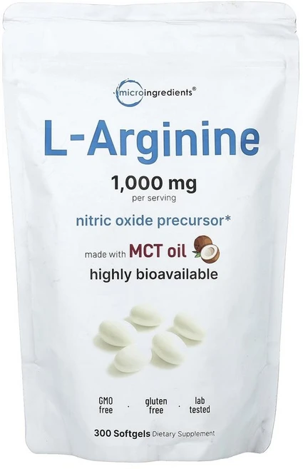 마이크로 인그리디언츠 L-아르기닌 250mg Micro Ingredients L-Arginine 250 mg 300정, 1개 - 쿠팡