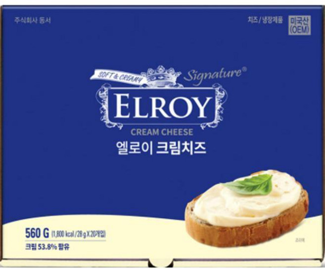 동서 엘로이 크림치즈 포션, 560g, 1개