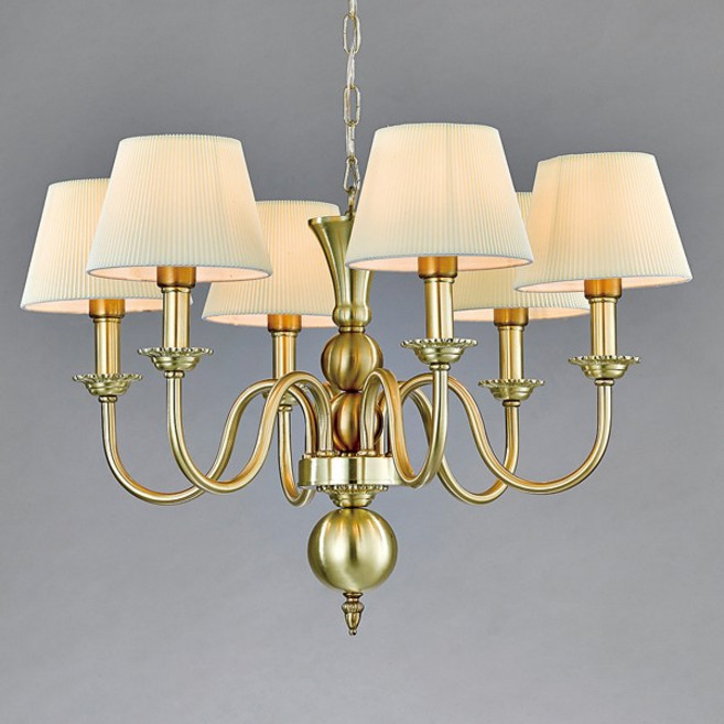 미도라이팅 로마6등펜던트 램프제공 신주브론즈 식탁등 주방등 거실등 까페조명 매장조명 대형조명 팬던트조명, 램프없음