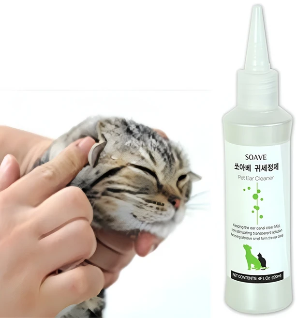 강아지 고양이 귀세정제 120ml 애견 반려동물 세정제, 1개 - 쿠팡