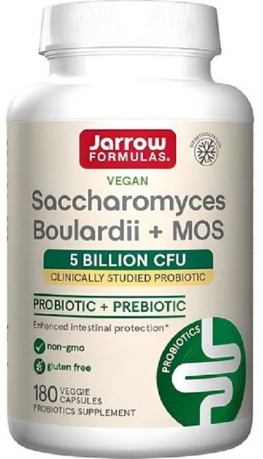 재로우 사카로미세스 보울라디 + MOS 유산균 베지 캡, 180정, 1개 - 쿠팡