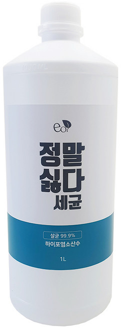 정말싫다 세균 차아염소산수 1L, 1개, 1개