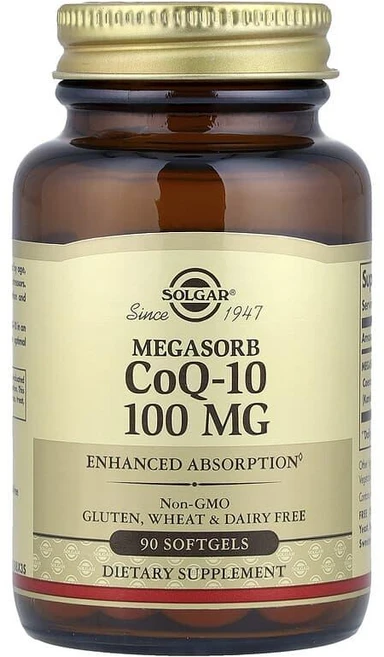 솔가 메가솔브 CoQ-10 100mg 소프트젤, 1개, 90정 - 쿠팡