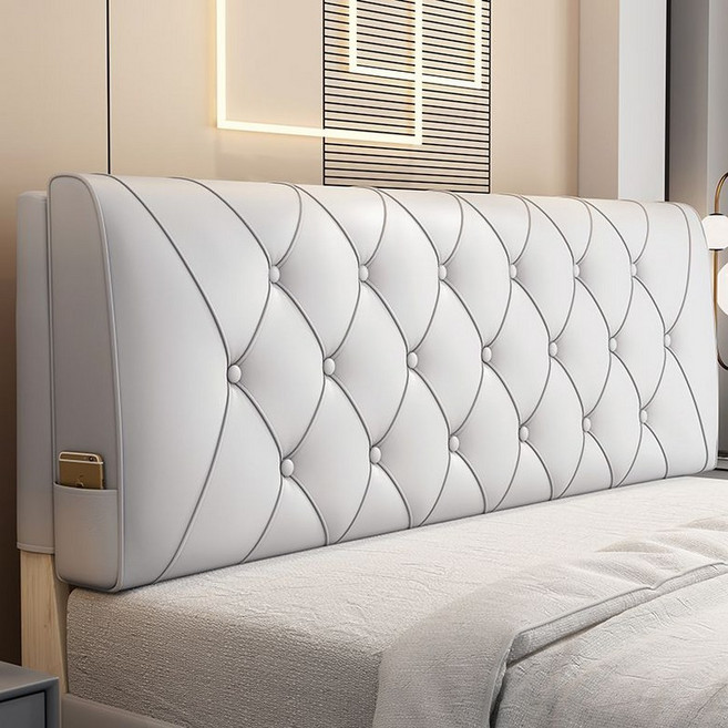 쿠션 침대 프레임 받침대 등받이 커버 인테리어 대형 북유럽 침실 리폼