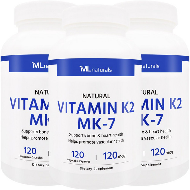 마이라이프 비타민K2 120mcg 120캡슐, 120정, 3개