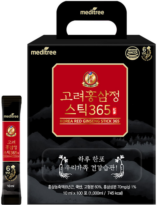 메디트리 고려 홍삼정 365 대용량, 1개, 1L