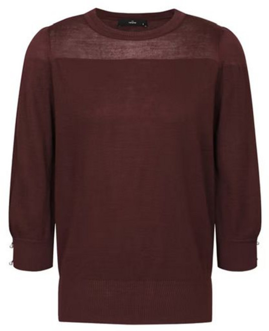 레노마레이디 진주소매 라운드 울니트 택가격 142000원