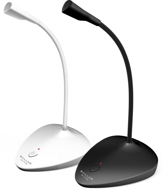 스탠드 마이크 구즈넥 방송 회의 콘덴서 CM-710 USB, 블랙