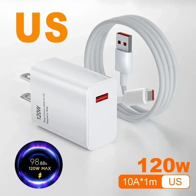 Xiaomi 호환 충전기 고속 120W EU Hypercharge Gan 어댑터 Redmi Note 11 12 13 Pro Plus 5G Mi 14 케이, 01, 01 US Charger And Cable