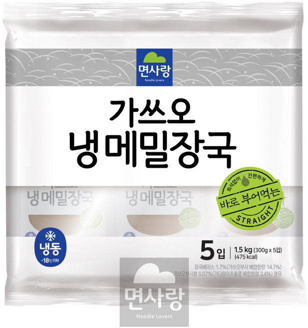 면사랑 가쓰오 냉메밀장국 300g, 30개