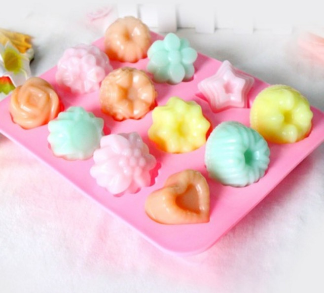 실리콘몰드 - 꽃가득모음 (12구)