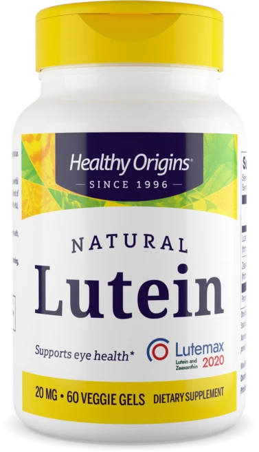 헬시오리진스 내추럴 루테인 20mg 베지 소프트젤 글루텐 프리, 60정, 1개 - 쿠팡