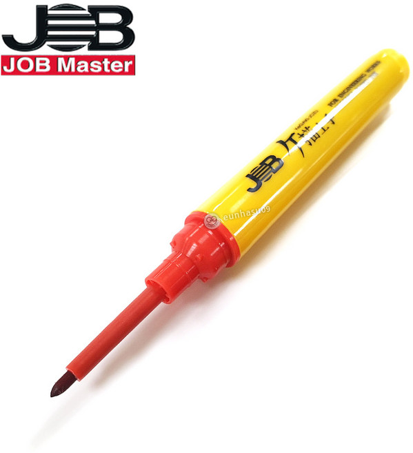 마벨 전공펜 30MM (색상선택) 1개 공업용 유성마카 (깊은구멍 마킹가능), (레드) JKM-145R