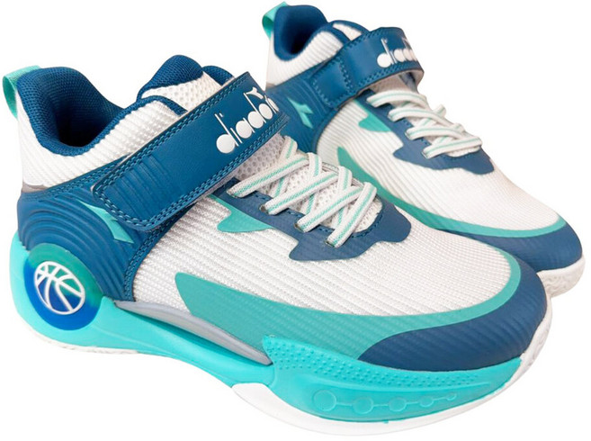 Diadora 男大童4E寬楦籃球鞋 學生運動鞋