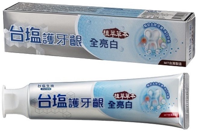 台鹽 護牙齦植萃草本 - 珍珠亮白潔白超微粒子, 3個, 護牙齦全亮白牙膏140g*3條, 140g