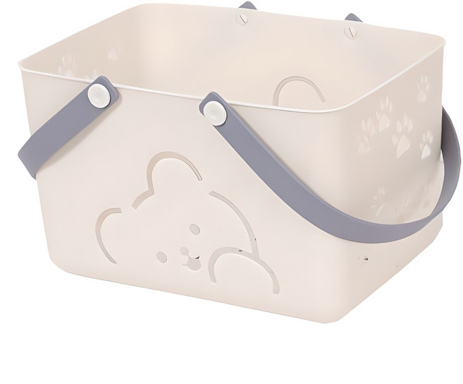 뷰레이터닷컴 헬로우 다용도 수영 바구니, 화이트