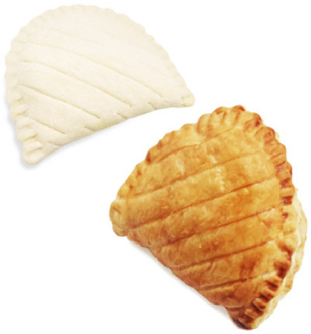 턴오버 냉동생지 맨치트 애플파이 카페디저트 간편간식, 75g, 8개