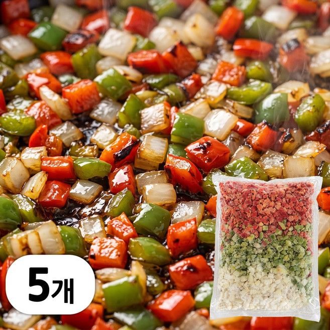 굽맨 로스트 3종 야채믹스 5kg (1kg x 5봉), 1kg, 5개