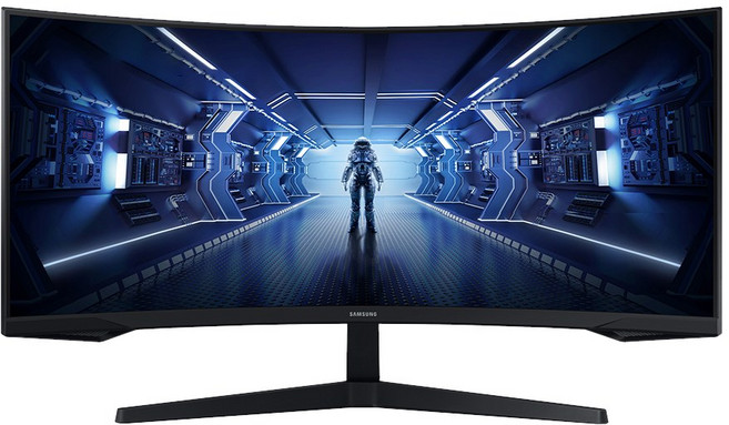 삼성전자 86.4cm QHD 오디세이 G5 게이밍 모니터, 86.2cm, C34G55T QHD