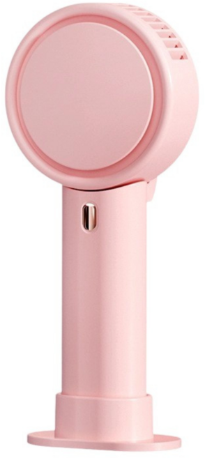 Hqzoomee휴대용미니선풍기 저소음 USB 충전 미니 핸디 선풍기입니다WYFS-005, 핑크색