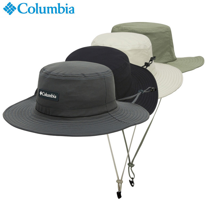 [매장발송] 컬럼비아 남여공용 등산모자 하이킹 트레킹 나들이 소풍 산책 등산 일상 여행 산행 사파리 모자, (공용)검정블랙