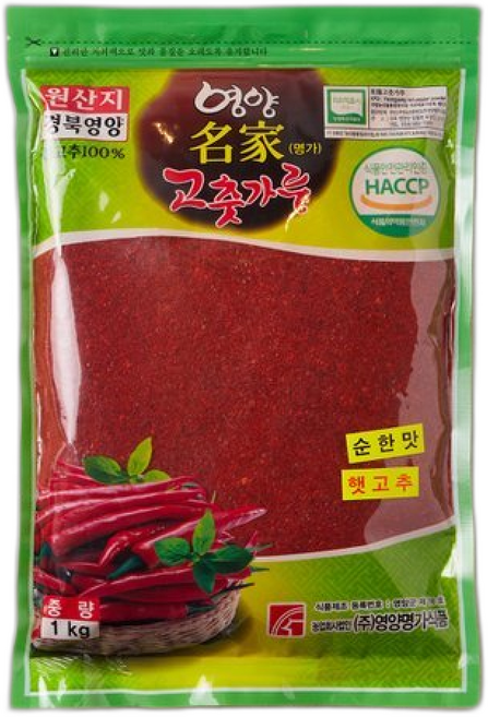경상북도 영양 명가 고추가루 순한맛 (2025년산), 1개, 1kg