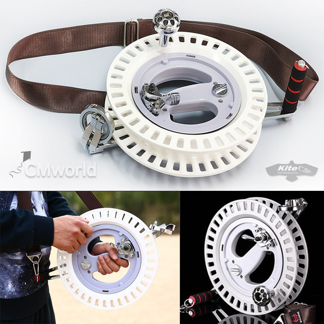 씨엠월드 자이로로커 베어링얼레 GBR-270 (대형연 날리기 필수품), 1개, 베어링얼레+R240연실