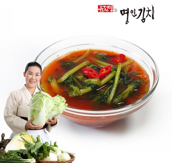 [식품명인 유정임] 열무 물김치 2kg/3kg/4kg, 4kg, 1개