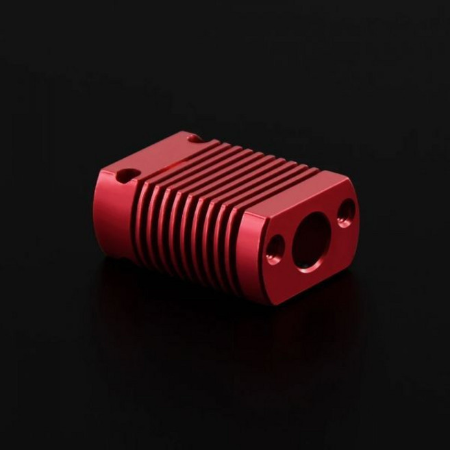 MK8 조립 압출기 핫 엔드 키트 엔더 3 CR10 프린터용 1.75mm 0.4mm 노즐 알루미늄 히팅 블록 3D 프린터 액세서리, 02 Type 2 heatsink