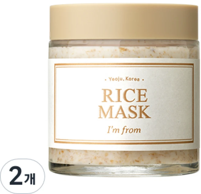 아임프롬 라이스 마스크 110g, 2개, 1개입 - 쿠팡