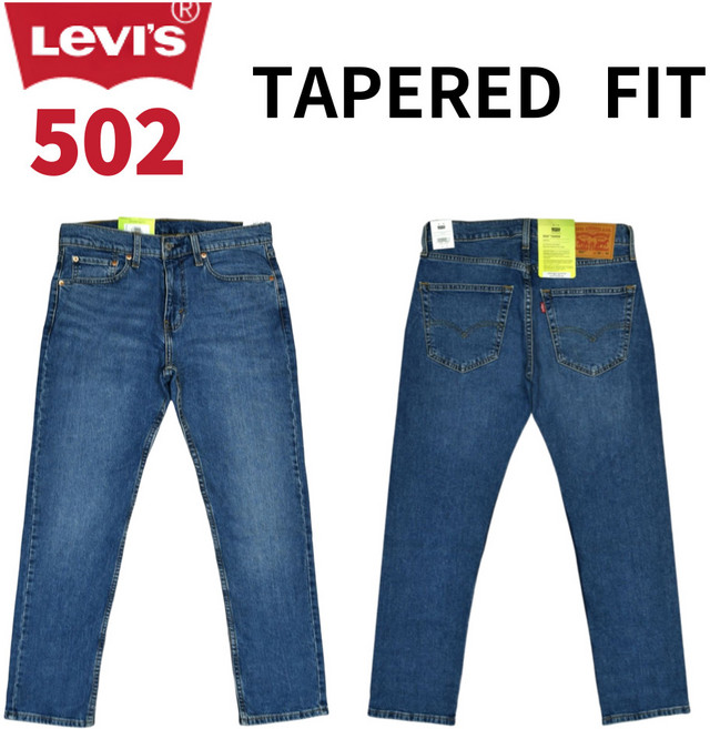 리바이스 남성 502 청바지 남자 테이퍼드 핏 데님 인심30