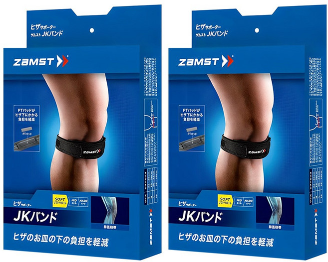 잠스트 JK-BAND 무릎보호대, 2개, 블랙