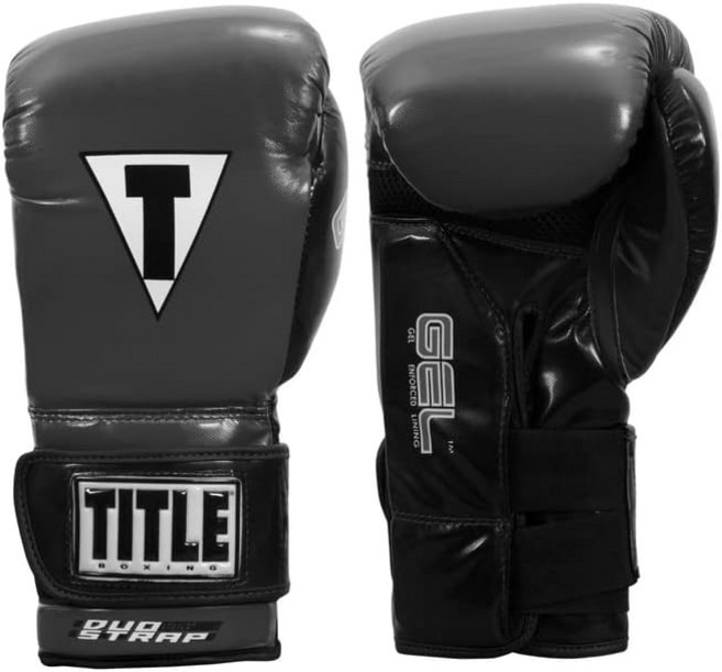 타이틀 복싱 젤 글로리 슈퍼 백 글러브 2.0, 그레이블랙, 1개