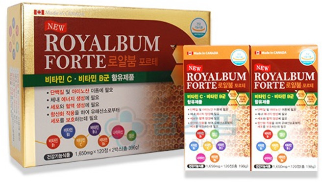 로얄붐 포르테 (120정x2_알부민 로얄제리), 120정