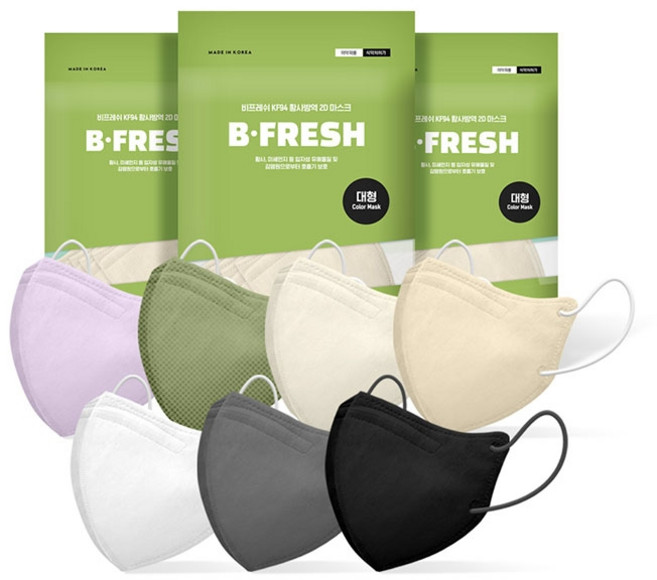 국내생산 새부리형 KF94 마스크 대형 100매 일회용 자외선차단 감기 비말차단 초미세먼지 숨쉬기편한, 25개입, 4개, 퓨어핏 화이트