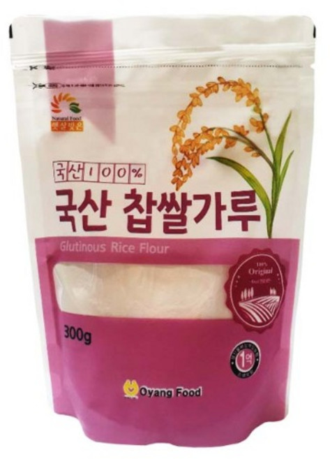 [오양식품] 국내산 찹쌀가루 100% 300g, 1개