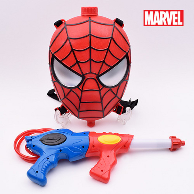 토이스타일 스파이더맨 배낭 물총, 혼합색상, 1개