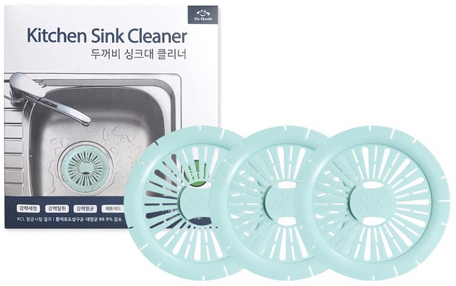 두꺼비 싱크대 배수구 클리너 자동 냄새제거 세정 피톤치드향, 3개, 15g