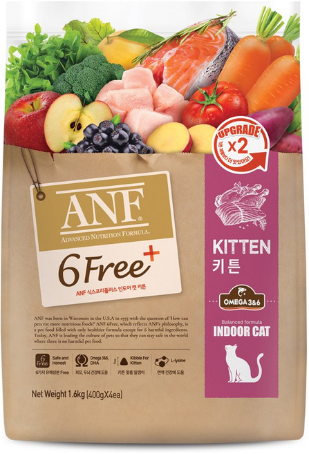 ANF 식스프리플러스 캣 기능성 사료, 키튼, 5.6kg, 1개