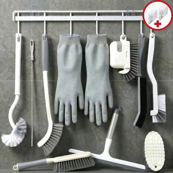 브라이프 화장실 청소도구 세트 올인원 끝판 11종, 1세트, 본품