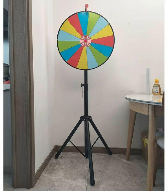 행사 추첨 룰렛 돌림판 경품 회전판 게임 이벤트 추첨판, 1개, 15칸 60cm 풀세트