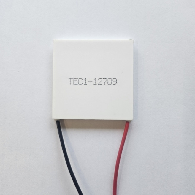 펠티어소자 TEC1-12709 열전소자 냉각모듈 - DC 12V 9A - 40x40mm 전자부품 냉각판, 1개