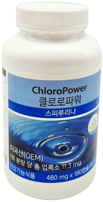 유니시티 클로로파워 스피루리나, 180정, 1개