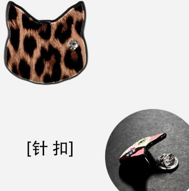 貓咪胸針女徽章西裝胸花別針防走光磁吸扣配飾