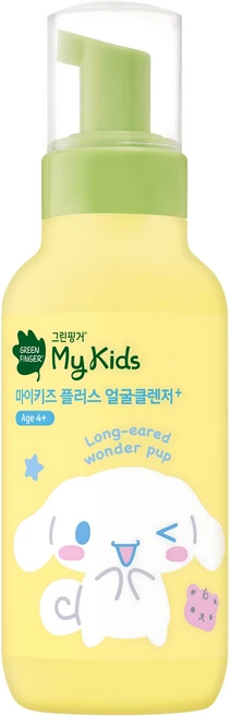그린핑거 산리오에디션 마이키즈 플러스 얼굴클렌저, 200ml, 1개 - 쿠팡