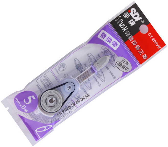 SDI手牌 iPUSH 修正帶替換帶 CT-205VR, 紫