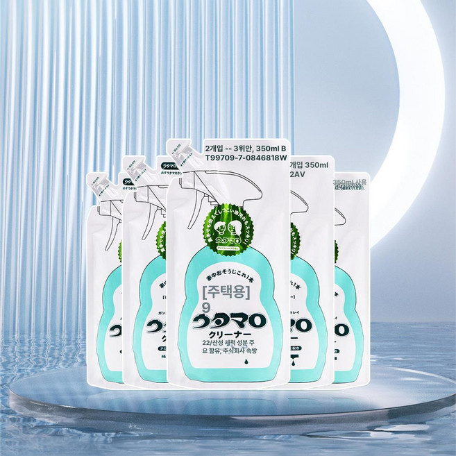 우타마로 클리너 싱크대 물때제거 일본 주방청소세제 리필용 350ml, 1개, 1ml