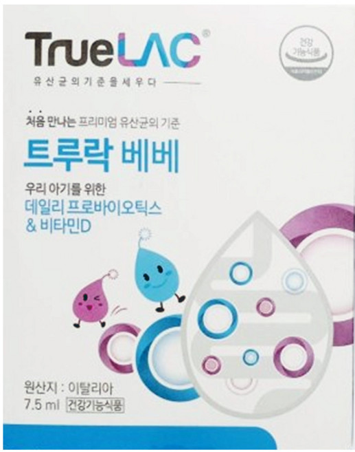 [웰꼼베베] 트루락 베베 데일리 프로바이오틱스 비타민D, 7.5ml, 1개