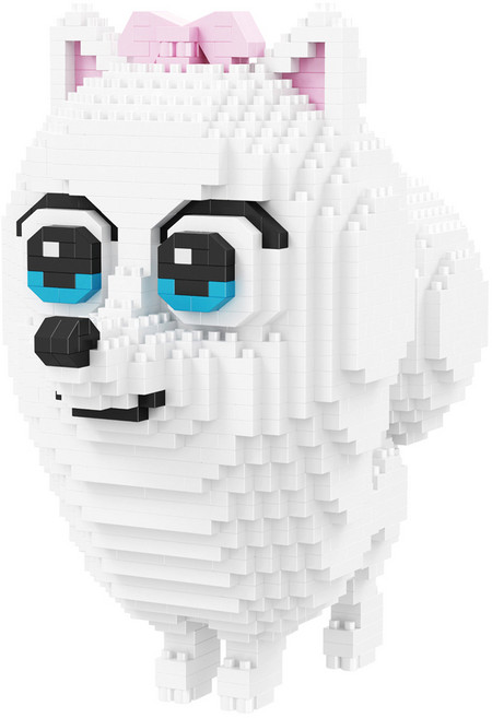 [알꿀밤-나노블럭-마이펫] BA빅 포메라니안 기젯, 1개