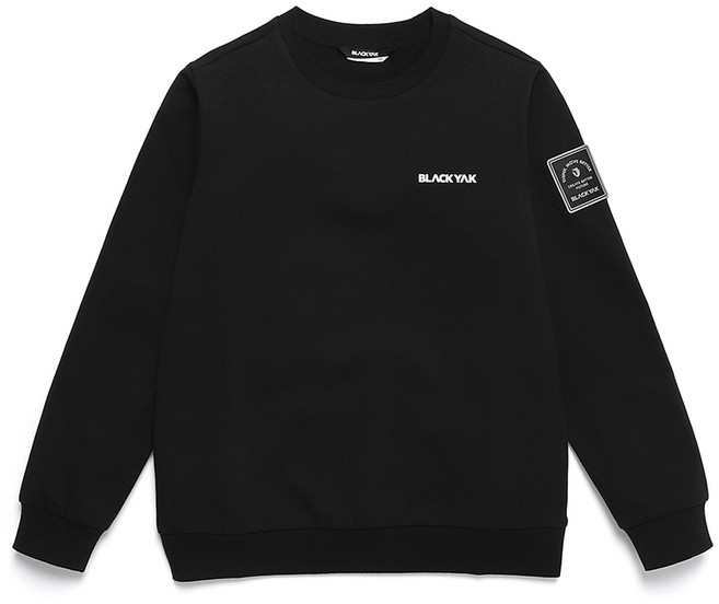 [블랙야크키즈]촉감이 부드럽고 신축성이 우수한 라이스맨투맨티셔츠OV